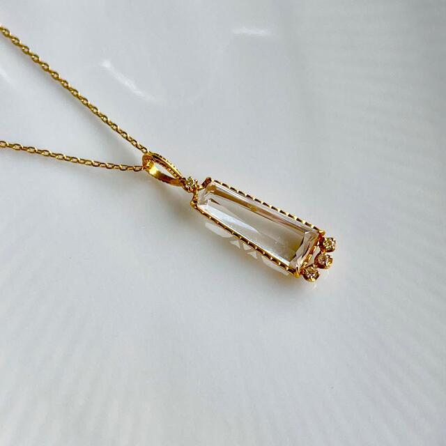 【限定特価】アクセサリーagete♡ K10 クォーツ×ダイヤモンド チャーム gil-greenhouse.co.il