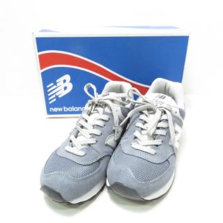 ニューバランス(New Balance)のニューバランス ML574VIA スニーカー ブルー系 23.5 AM3115C(スニーカー)