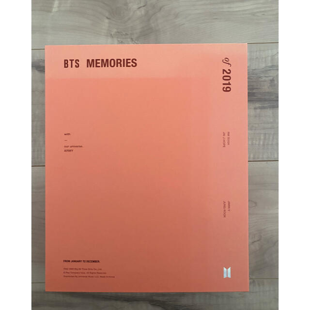 防弾少年団(BTS)(ボウダンショウネンダン)のBTS MEMORIES2019 エンタメ/ホビーのCD(K-POP/アジア)の商品写真