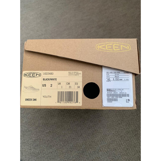 KEEN(キーン)のKEEN キーン　UNEEK ユニークSNK 20-22 キッズ/ベビー/マタニティのキッズ靴/シューズ(15cm~)(サンダル)の商品写真