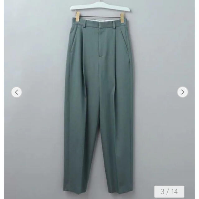 ＜6(ROKU)＞OXFORD TUCK PANTS 2022SS