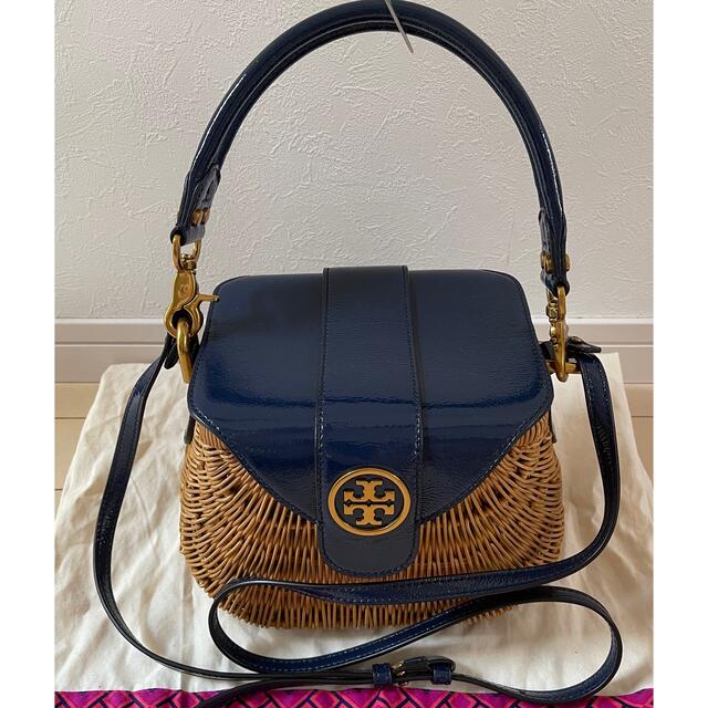 【数回使用　美品】　Tory Burch ツーウェイ　カゴバッグ