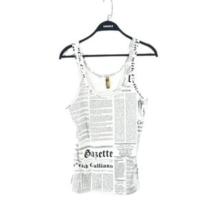 ジョンガリアーノ(John Galliano)のJOHN GALLIANO UNDER WEAR NEWSPAPER TANK(Tシャツ/カットソー(半袖/袖なし))