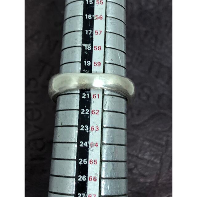 エイリアン シルバー925オーバルリング　20号　り8宇宙人グレイ　地球外生命体 メンズのアクセサリー(リング(指輪))の商品写真