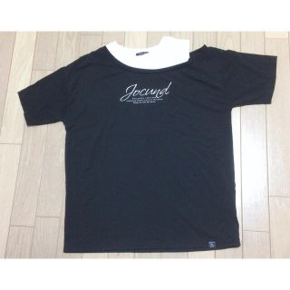 Tシャツ・肩出し・半袖・カジュアル(Tシャツ(半袖/袖なし))