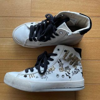 ザラキッズ(ZARA KIDS)のZARA ハイカットスニーカー　約21cm(スニーカー)