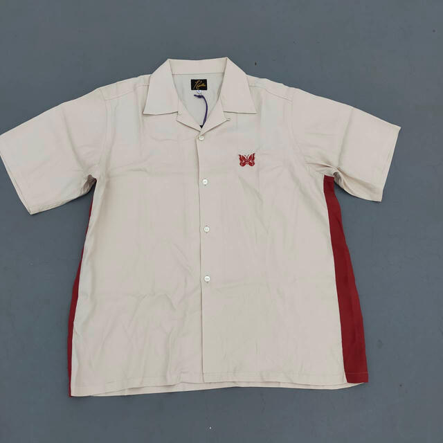 新品未使用　Needles Papillon Emb. S/S shirt