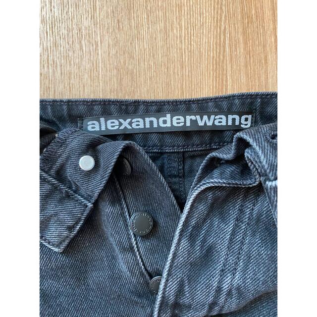 Alexander Wang(アレキサンダーワン)の【美品】正規品alexander wangアレキサンダーワンデニムショートパンツ レディースのパンツ(ショートパンツ)の商品写真