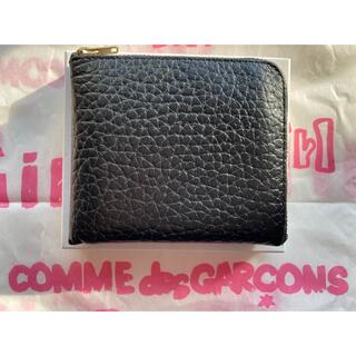 コムデギャルソン(COMME des GARCONS)のコムデギャルソンオム　メイドインジャパン　無地　ブラックウォレット(折り財布)