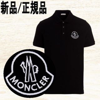 モンクレール(MONCLER)の●新品/正規品● MONCLER 刺繍ロゴ コットンピケ ポロ シャツ(ポロシャツ)