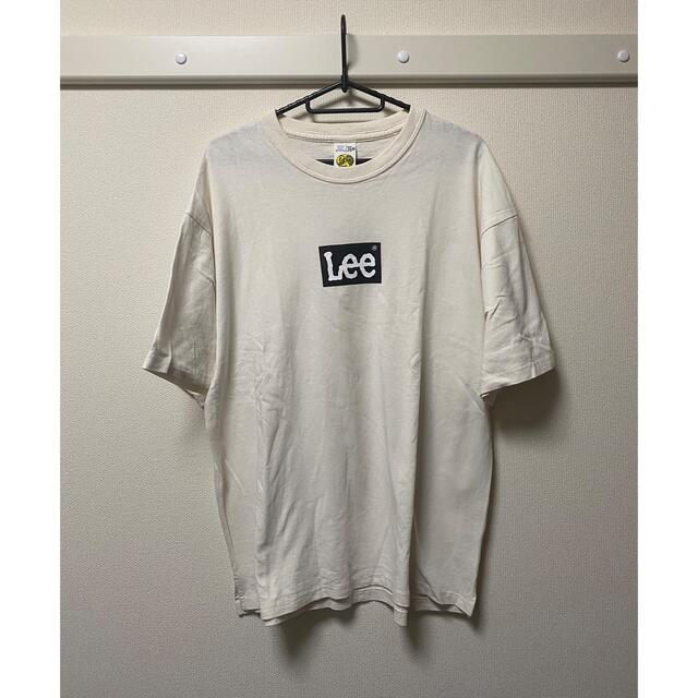 Lee(リー)のLee  半袖Tシャツ　ホワイト　美品 メンズのトップス(Tシャツ/カットソー(半袖/袖なし))の商品写真