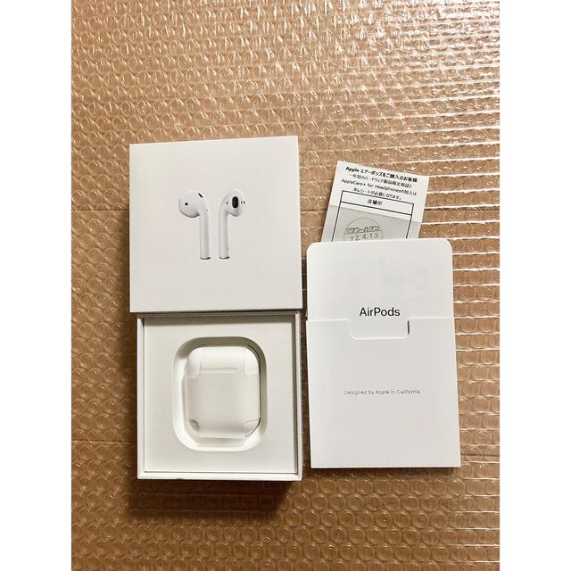 Apple AirPods 第二世代 MV7N2J/A エアーポッズ - ヘッドフォン/イヤフォン