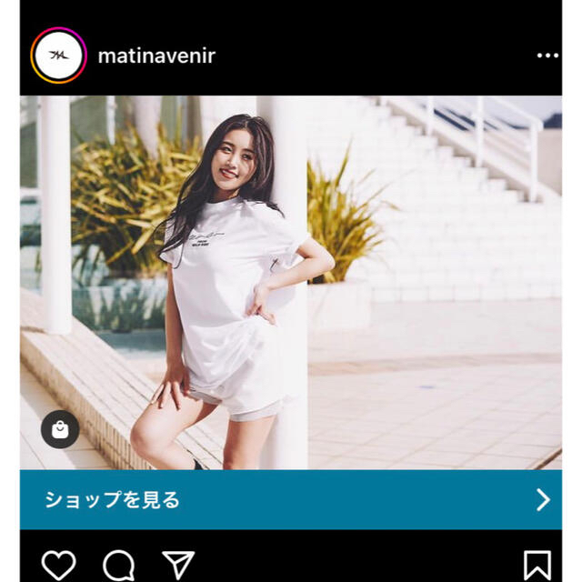 matin avenir レディース　ベーシックTシャツ　朝倉未来 レディースのトップス(Tシャツ(半袖/袖なし))の商品写真