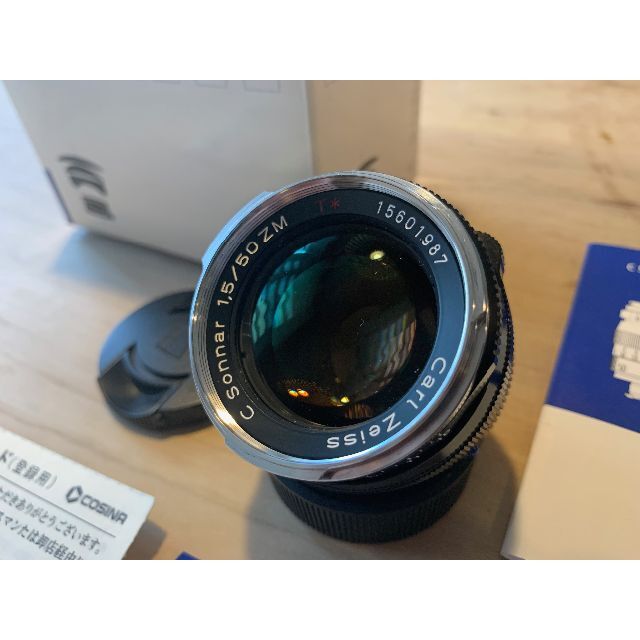 LEICA(ライカ)のライカMマウントレンズ　C SONNAR 1.5/50mm ZM　ブラック スマホ/家電/カメラのカメラ(レンズ(単焦点))の商品写真