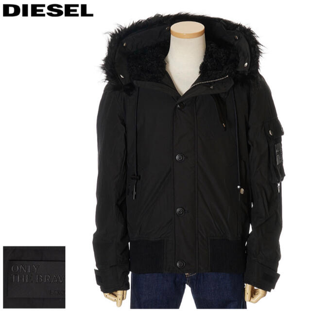 ディーゼル DIESEL 中綿 ウィンタージャケット メンズ ブラック XL