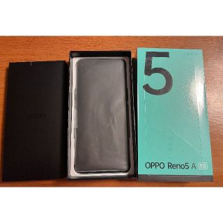 オッポ(OPPO)のOPPO Reno5 A　アイスブルー　OCN版 SIMフリー(スマートフォン本体)