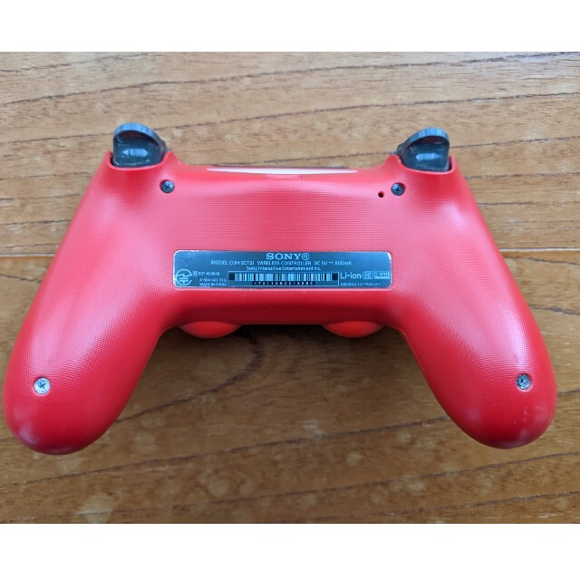 PS4 コントローラー 赤 純正 ジャンク品 PS4 コントローラー 赤 純正 ジャンク品