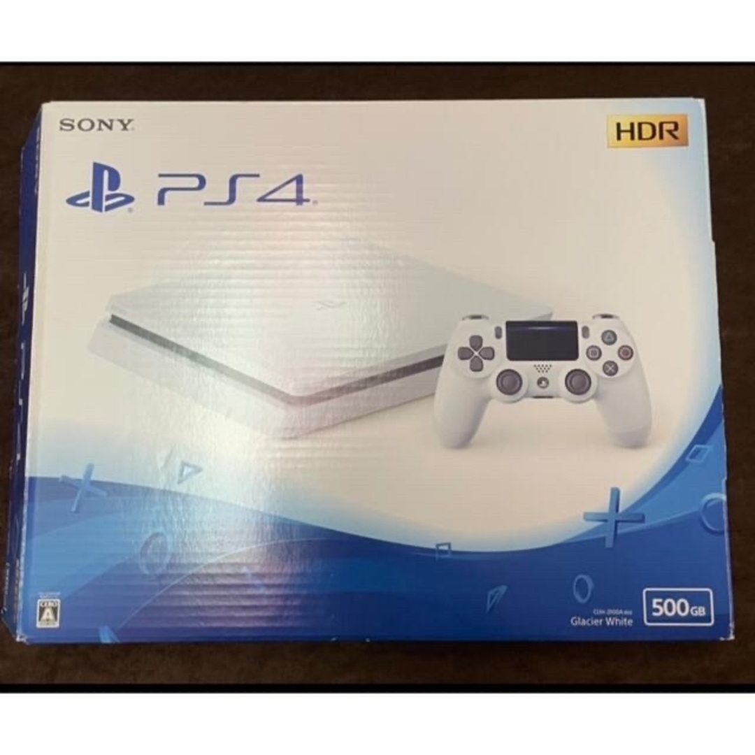 SONY(ソニー)の[中古美品]PS4 500GB 白　CUH-1200AB02  エンタメ/ホビーのゲームソフト/ゲーム機本体(家庭用ゲーム機本体)の商品写真