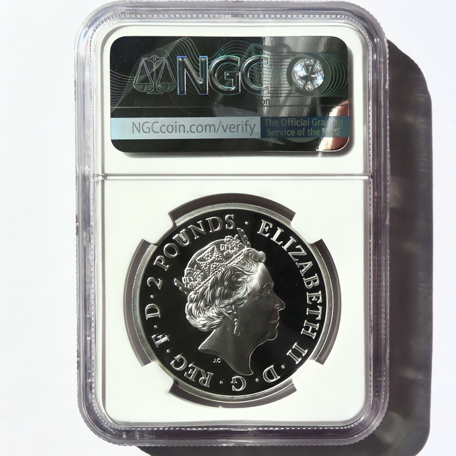 貨幣【数量限定ブリタニアラベル】2022年 PF70 銀貨 モダンコイン NGC