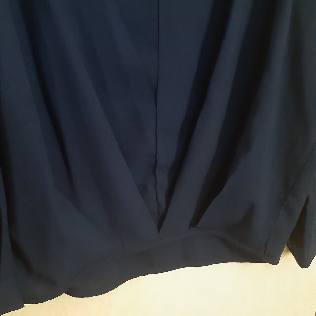 長袖　スキッパーシャツ　リネンブラウス レディースのトップス(シャツ/ブラウス(長袖/七分))の商品写真