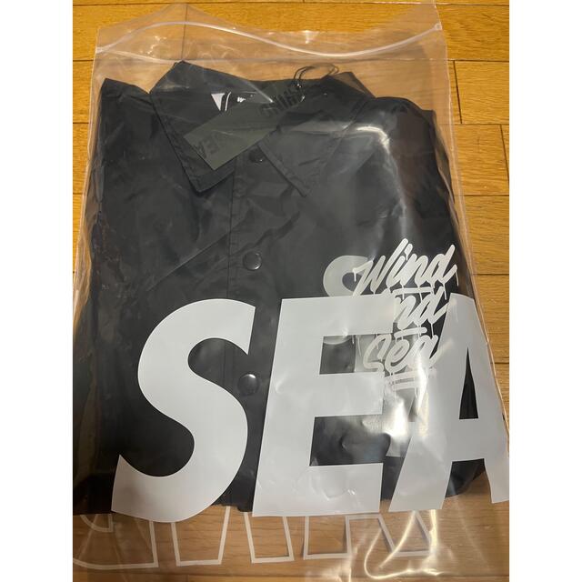 WIND AND SEA(ウィンダンシー)のWIND AND SEA COACH JACKET コーチジャケット黒キムタク着 メンズのジャケット/アウター(ナイロンジャケット)の商品写真