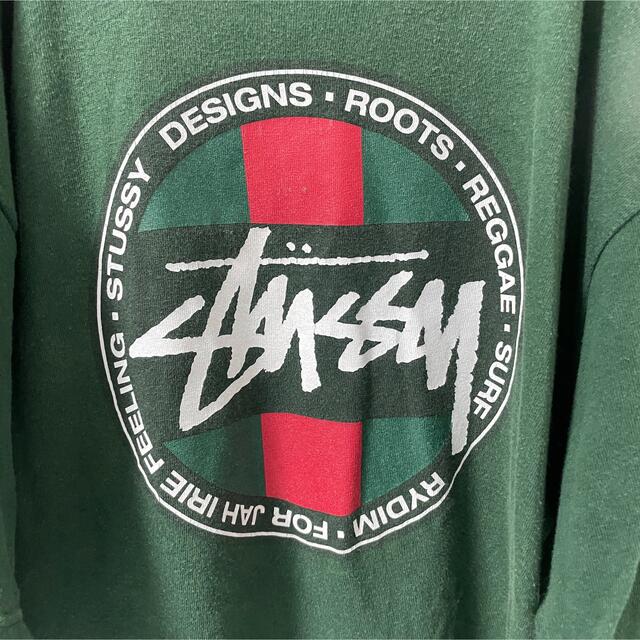 STUSSY(ステューシー)の【希少、入手困難】ステューシー ビッグロゴ　アースカラー　Tシャツ メンズのトップス(Tシャツ/カットソー(半袖/袖なし))の商品写真