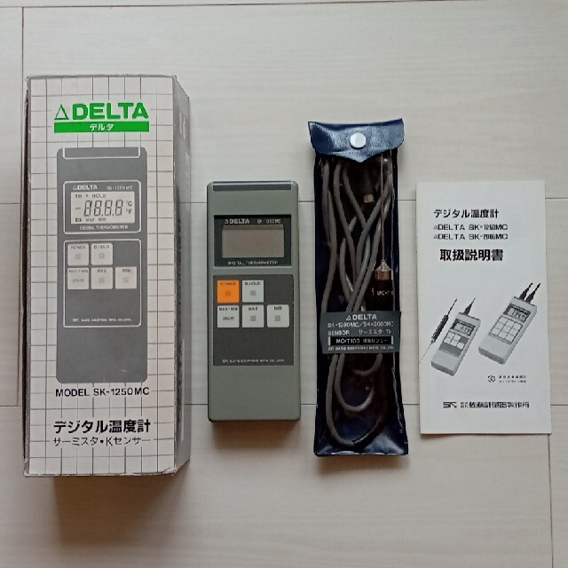 DELTAデジタル温度計SK-1250MC ㈱佐藤計量器製作所