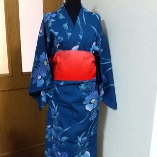 【ピーチ様専用】浴衣 呉服屋さん仕立て Mサイズ(浴衣)