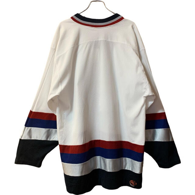 NHL バンクーバー カナックス CANUCKS ゲームシャツ ホッケーシャツ メンズのトップス(Tシャツ/カットソー(七分/長袖))の商品写真