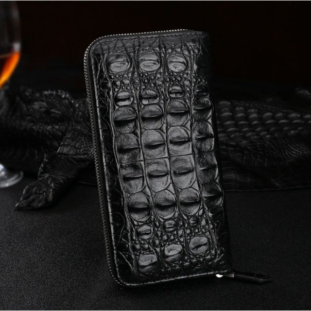 ワニ革 新品 長財布 ブラック クロコダイル 天然革 高級 ワニ www ...