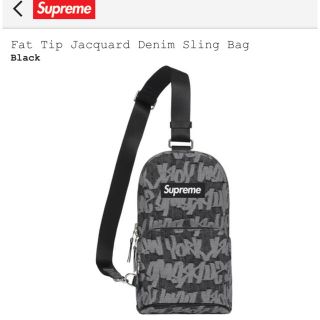 シュプリーム(Supreme)のSupreme様専用 Jacquard Denim Sling Bag(ショルダーバッグ)