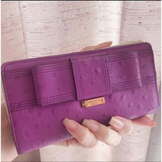 ケイトスペードニューヨーク(kate spade new york)のケイトスペード♡オーストリッチ型お財布(財布)