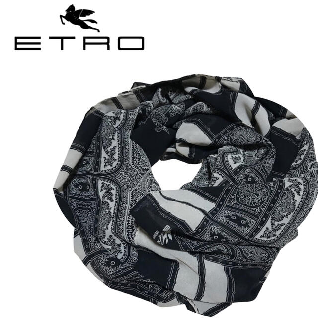 ETRO(エトロ)のETRO エトロシルク大判スカーフ レディースのファッション小物(バンダナ/スカーフ)の商品写真