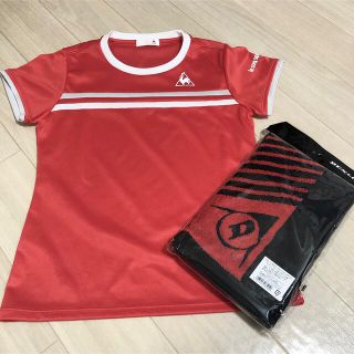 ルコックスポルティフ(le coq sportif)の本日ラスト値引き！ルコック テニスウェア 新品 ダンロップ タオル フィラ (ウェア)