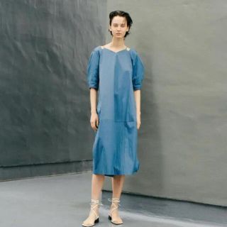 ルシェルブルー(LE CIEL BLEU)のSALE❗️ルシェルブルー　Heart Neck Cocoon Dress(ロングワンピース/マキシワンピース)