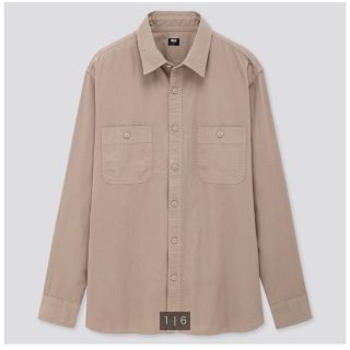 ユニクロ(UNIQLO)の【新品未使用】UNIQLO ウォッシュワークシャツ(シャツ)