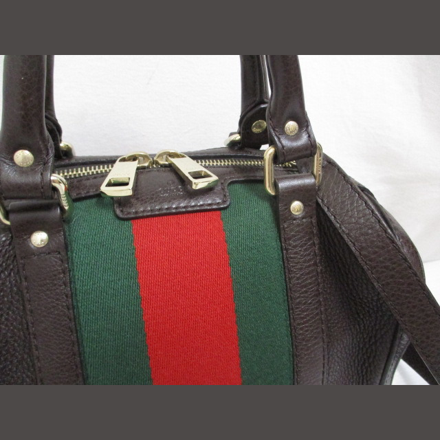 Gucci(グッチ)のグッチ 269876 シェリー2WAY ショルダー ミニボストン バッグ 茶 レディースのバッグ(ショルダーバッグ)の商品写真