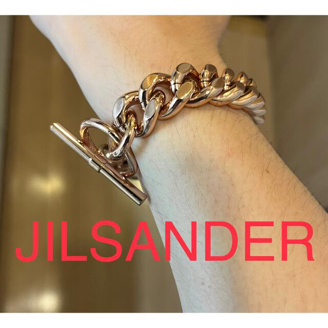 Jil Sander(ジルサンダー)のJIL SANDER チェーン ブレスレット アクセサリー ピンクゴールド メンズのアクセサリー(ブレスレット)の商品写真