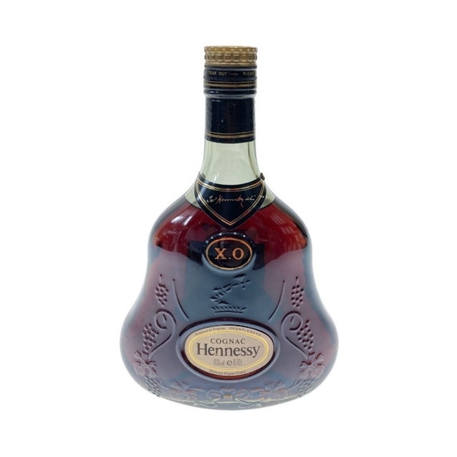 〇〇Hennessy ヘネシー JAS XO ブランデー 金キャップ グリーンボトル 700ml 古酒 未開栓