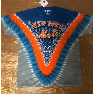 マジェスティック(Majestic)のLIQUID BLUE ニューヨークメッツ タイダイTシャツ(Tシャツ/カットソー(半袖/袖なし))