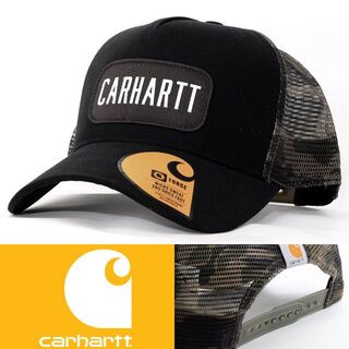 カーハート(carhartt)のメッシュキャップ 帽子 カーハート ブラック 迷彩柄メッシュ 83KKA-01(キャップ)
