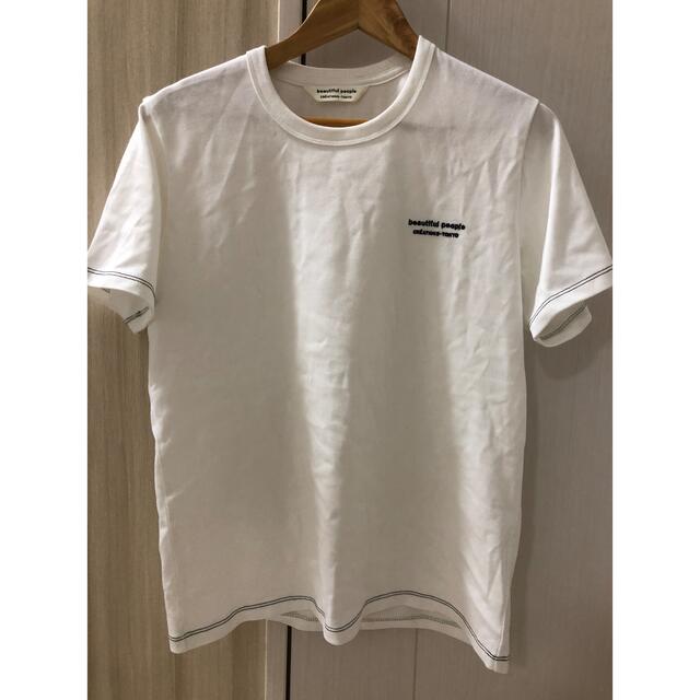 beautiful people(ビューティフルピープル)のbeautiful peopleステッチロゴTシャツ レディースのトップス(Tシャツ(半袖/袖なし))の商品写真