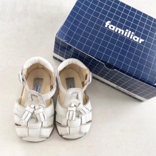 ファミリア(familiar)のfamiliar レザーサンダル　12.5cm(サンダル)