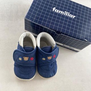 ファミリア(familiar)のfamiliar デニムくまさんシューズ　12.5cm(スニーカー)