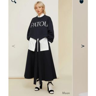 パトゥ(PATOU)のpatou❣️ オーガニックコットン クロップド グログラン スウェットシャツ(トレーナー/スウェット)