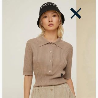 パトゥ(PATOU)のpatou❣️ オーガニックコットン ニットポロシャツ(Tシャツ(半袖/袖なし))