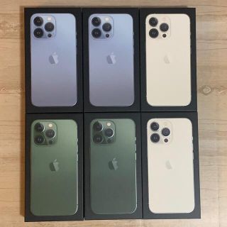 【新品未開封】iPhone 13 Pro 本体　SIMフリー 128GB 6台(スマートフォン本体)