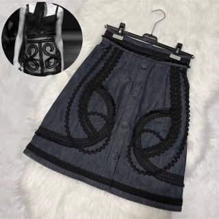 豊富な即納】 デニムスカート ドルチェ&ガッパーナ イタリアメイド