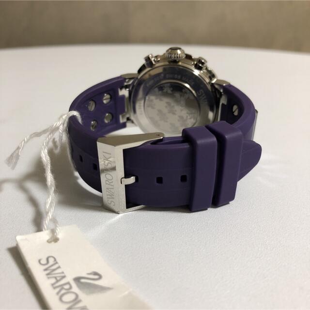 SWAROVSKI(スワロフスキー)のSWAROVSKI スワロフスキー 腕時計 パープル レディースのファッション小物(腕時計)の商品写真