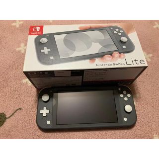 ニンテンドウ(任天堂)のNintendo Switch Liteグレー　ジャンク品(家庭用ゲーム機本体)